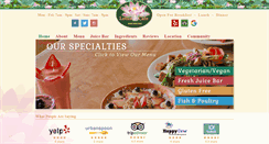 Desktop Screenshot of lotuscafeandjuicebar.com